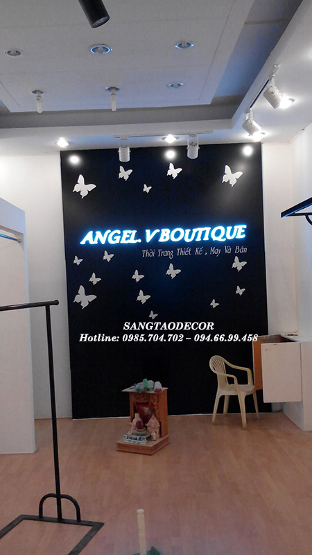 Thiết kế thi công shop thời trang nữ Angel.V Boutique