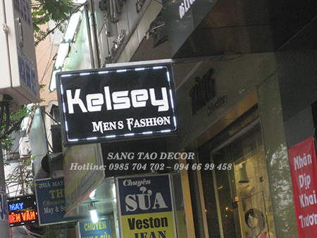 Thiết kế thi công shop thời trang nam KELSEY