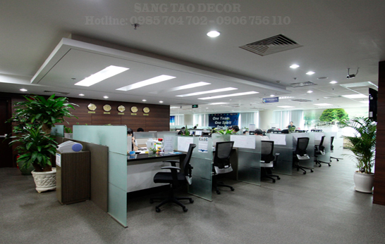 Thiết kế thi công nội thất văn phòng ngân hàng Shinhan TP HCM