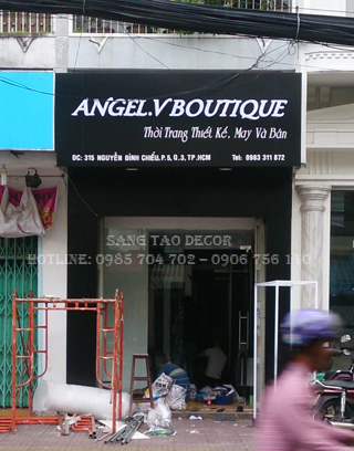 Thiết kế thi công shop thời trang Angel.V Boutique