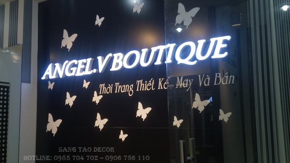 Thiết kế thi công shop thời trang Angel.V Boutique