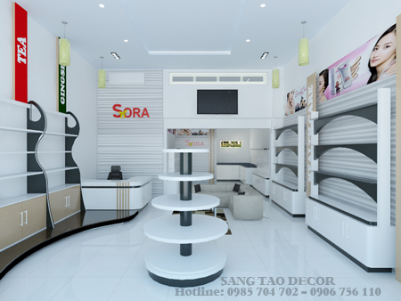 Thiết kế showroom trưng bày sản phẩm Hàn Quốc