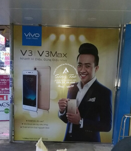 Làm chuỗi bảng hiệu quảng cáo VIVO Smartphone